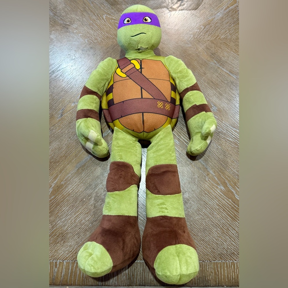 2015 Ninja Turtle Plush Toy - Green and Brown